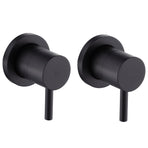 Bathroom Shower Bath Hot and Cold Mixer WATERMARK Certified in Black
