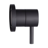 Bathroom Shower Bath Hot and Cold Mixer WATERMARK Certified in Black - Close-Up Angle