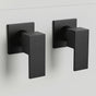 Bathroom Shower Bath Hot and Cold Square Mixer WATERMARK Certified in Black