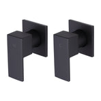 Bathroom Shower Bath Hot and Cold Square Mixer WATERMARK Certified in Black