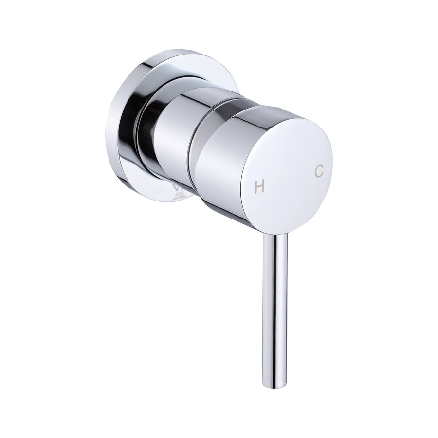 Single Round Shower Bath Mixer Tap Bathroom WATERMARK Approved