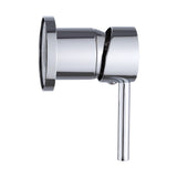 Single Round Shower Bath Mixer Tap Bathroom WATERMARK Approved - Top-Down View