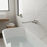 Bath In Wall Swivel Spout in Polished Chrome Finish - Rear View