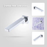 Bath In Wall Swivel Spout in Polished Chrome Finish - Close-Up Angle