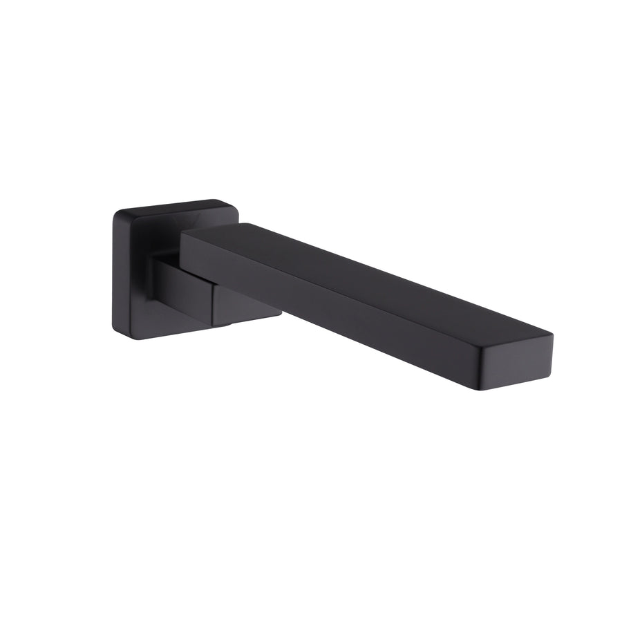 Bath In Wall Swivel Spout in Matte Black