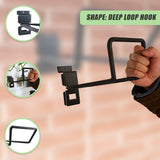 Garage Slatwall Retail Store Display Wall Mount Storage Deep Loop Hooks - Rear View