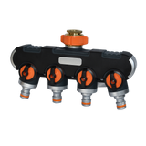 4-Way Water Distributor Garden Irrigation - 45-Degree Angle