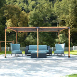 Roof Pergola Gazebo Shed Matte Black Steel Brackets and Black Screen DIY Kits