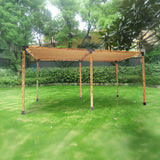 Roof Pergola Gazebo Shed Matte Black Steel Brackets and Coffee Screen DIY Kits - Extra Image