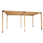 Roof Pergola Gazebo Shed Matte Black Steel Brackets and Coffee Screen DIY Kits