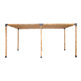 Roof Pergola Gazebo Shed Matte Black Steel Brackets and Coffee Screen DIY Kits - Extra Image