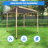 Roof Pergola Gazebo Shed Matte Black Steel Brackets and Black Screen DIY Kits - 45-Degree Angle
