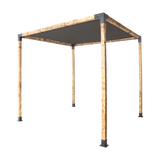 Roof Pergola Gazebo Shed Matte Black Steel Brackets and Black Screen DIY Kits - Extra Image