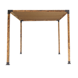 Roof Pergola Gazebo Shed Matte Black Steel Brackets and Coffee Screen DIY Kits - Close-Up Angle