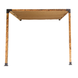 Roof Pergola Gazebo Shed Matte Black Steel Brackets and Coffee Screen DIY Kits - Extra Image
