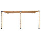 Roof Pergola Gazebo Shed Matte Black Steel Brackets and Coffee Screens DIY Kits