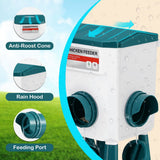 Chicken Feeder Water Food Treadle Poultry Feeding 12KG Large Capacity 11L