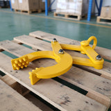 Steel Single Scissor Pallet Puller Clamp 1 Ton Capacity Pallet Grabber - Front View