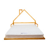 Pine Wood Floor Bed House Frame for Kids and Toddlers - Top-Down View