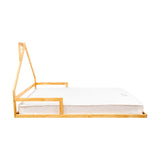 Pine Wood Floor Bed House Frame for Kids and Toddlers - Extra Image