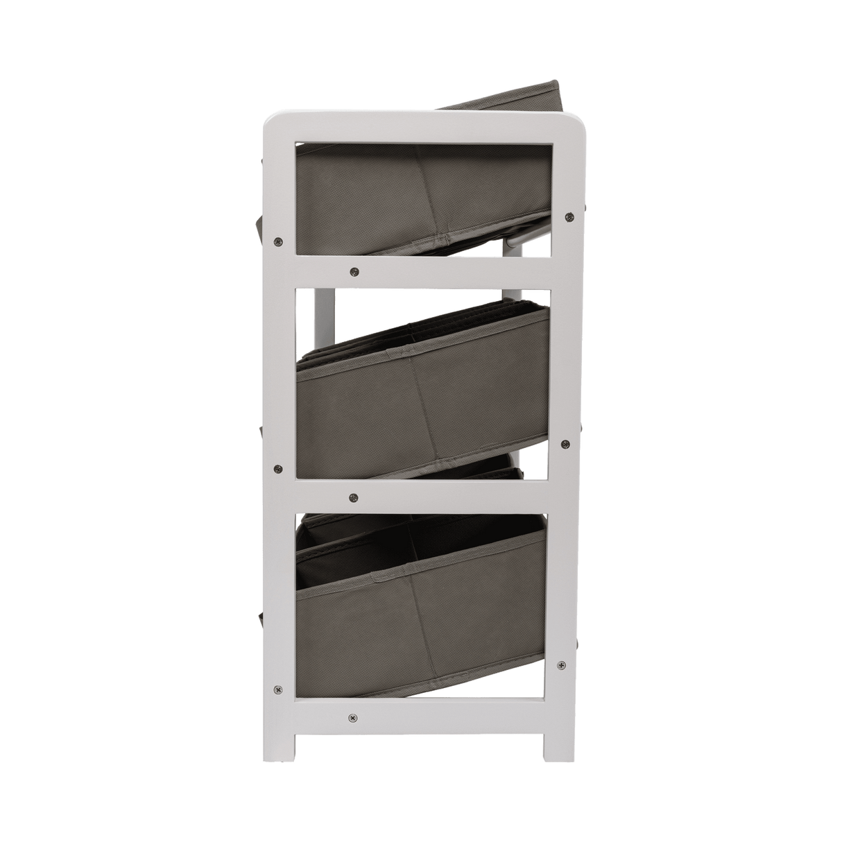 Kids Toy Box Storage Unit Drawers Childrens Bedroom Shelf Baby Nursery Furniture Grey