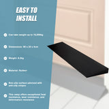 Cuttable Threshold Ramp Rubber Wheelchair Ramp Solid 4 cm Rise 90 cm Wide