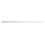 1.5m Double Curtain Tracks Aluminium Rail & Brackets For Both Curtain and Sheer with ceiling and wall accessories