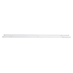 1.5m Double Curtain Tracks Aluminium Rail & Brackets For Both Curtain and Sheer with ceiling and wall accessories