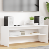 TV Cabinet White 100 x 35 x 40 cm Engineered Wood - Side View
