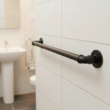 1m Handrail Stair Rail Grab Balustrade Staircase Banister + Installation Kit - 45-Degree Angle