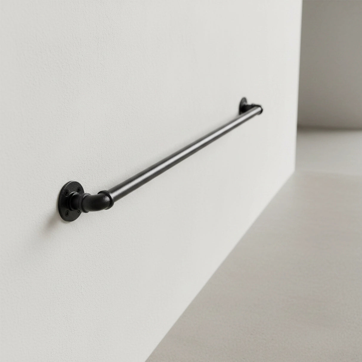 1m Handrail Stair Rail Grab Balustrade Staircase Banister + Installation Kit