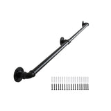 2m Handrail Stair Rail Grab Balustrade Staircase Banister + Installation Kit
