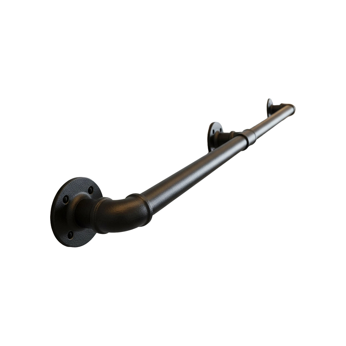 2m Handrail Stair Rail Grab Balustrade Staircase Banister + Installation Kit