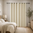 2X Blockout Curtains Blackout Window Curtain Draperies Pair Eyelet for Bedroom 132*213cm Cream