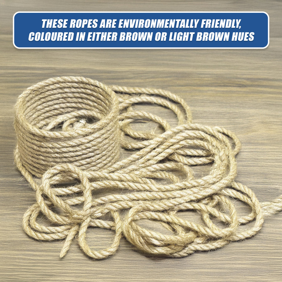 Sisal Rope Natural Jute Hemp Manila Twine Cord 5mm*100m