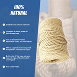 Sisal Rope Natural Jute Hemp Manila Twine Cord 5mm*100m - Extra Image