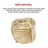 Sisal Rope Natural Jute Hemp Manila Twine Cord 20mm*50m - Extra Image