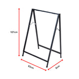 A-Frame Sign 60x90cm &ndash; Outdoor Sidewalk Steel Poster Board Display Stand - Extra Image