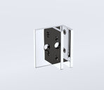 120cm Frameless Glass Bath Screen &ndash; Brass F-Brackets in Chrome for Stylish Bathroom Upgrade