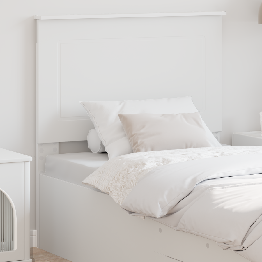 Headboard White 100 cm Engineered Wood