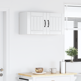 Wall Cabinet LUCCA High Gloss White 80 x 31 x 40 cm - Top-Down View