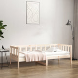 Day Bed without Mattress 90x190 cm Solid Wood Pine - Front View