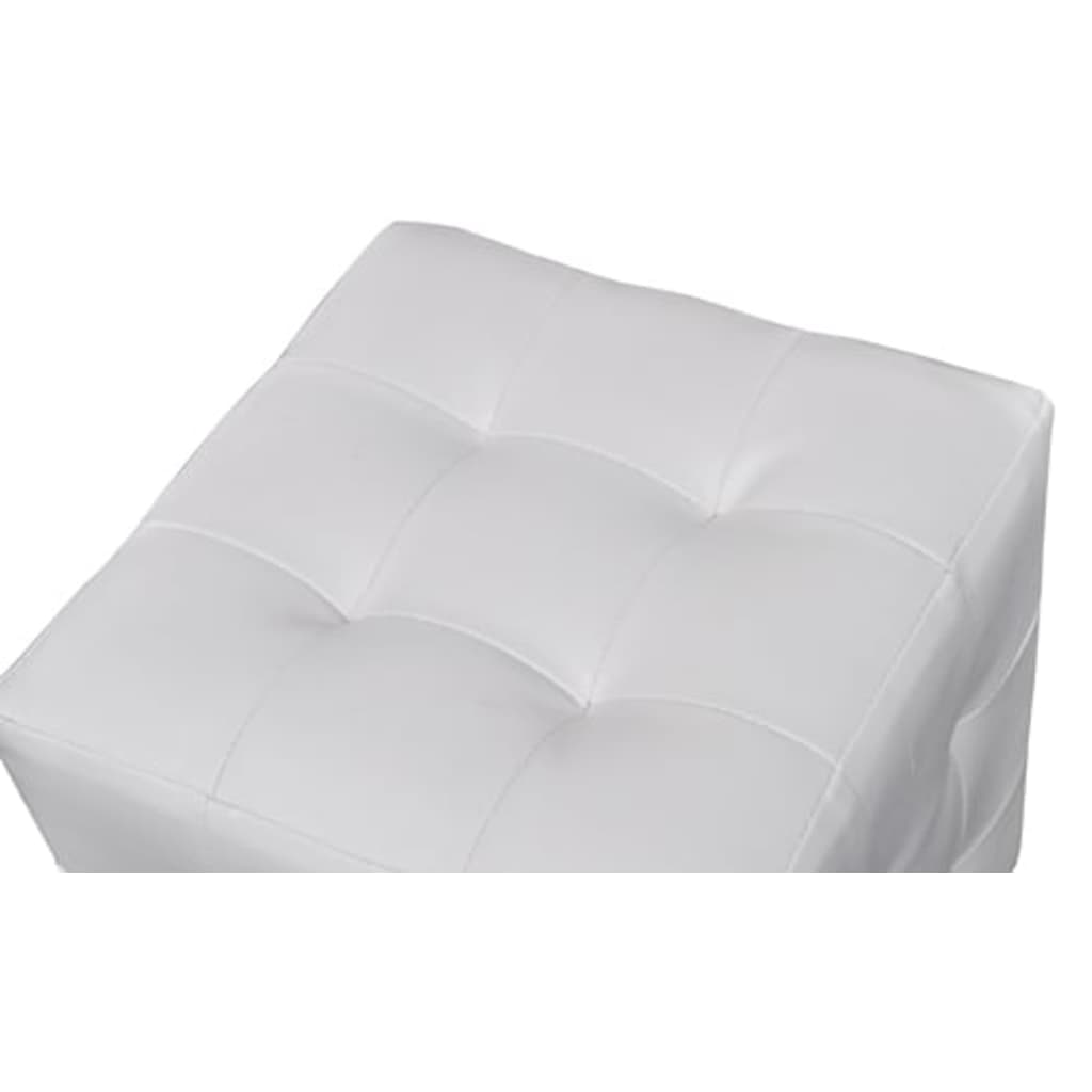 Cubed Stools White