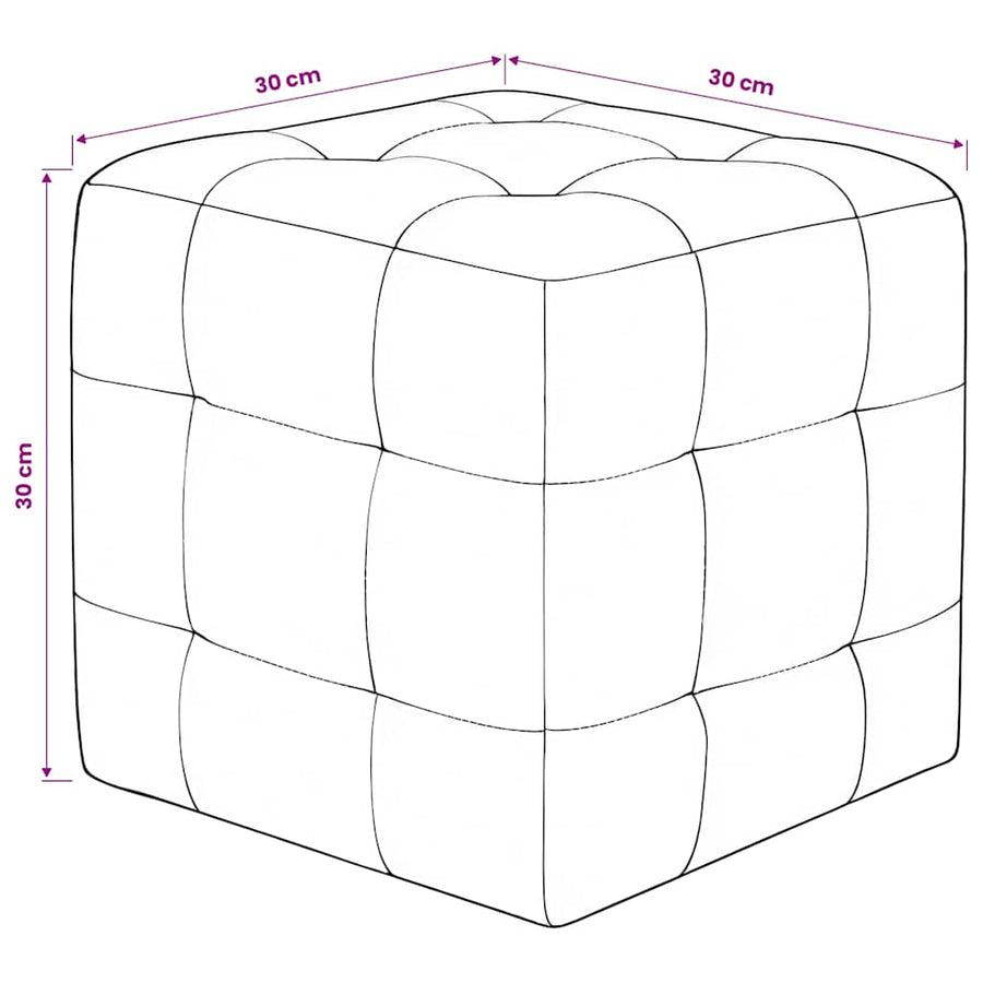 Cubed Stools Black