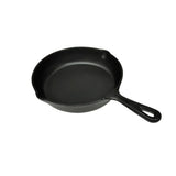 Set of 3 BBQ Steak Pans Cast Iron - Side View