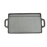 Grill Platter Cast Iron Reversible 50x23 cm - Front View