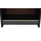 Nightstand with One-Drawer Black 2 pcs - 45-Degree Angle