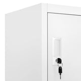 Locker Cabinet with 9 Compartments Steel 90x45x180 cm Grey