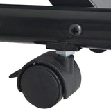 Magazine Rack 47x40x134 cm Black and White A4 - 45-Degree Angle