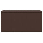 Garden Storage Box Brown 120x50x60 cm Poly Rattan